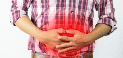 Patient experiencing chronic stomach pain and abdominal discomfort