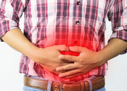 Patient experiencing chronic stomach pain and abdominal discomfort