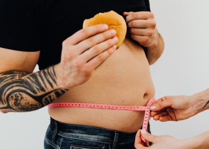 Obesity belly fat measurement indicating laththapana risk