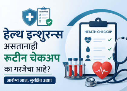 Patient undergoing routine health checkup in hospital